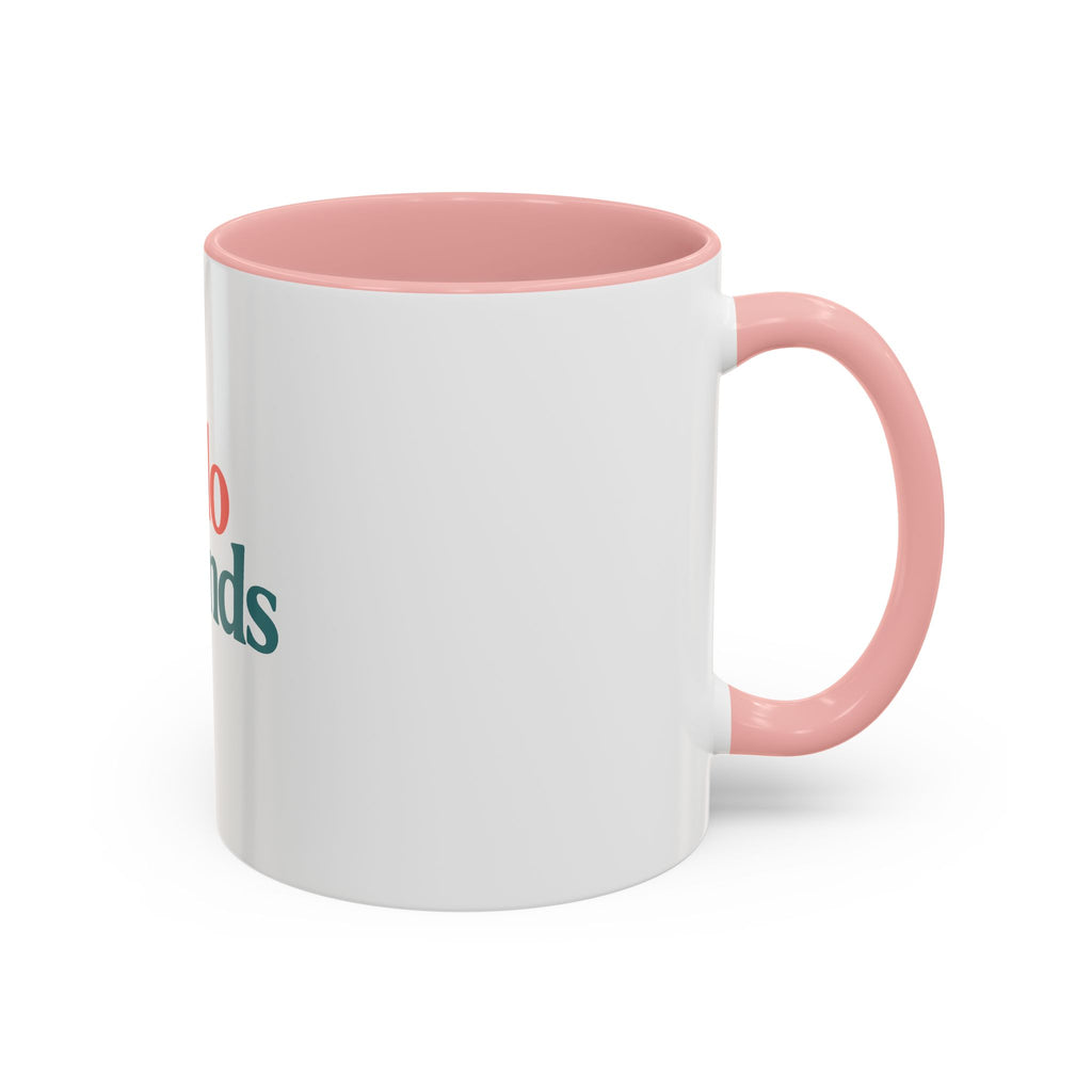 Hello Friends Accent Coffee Mug - Retro Color Typography 11/15oz