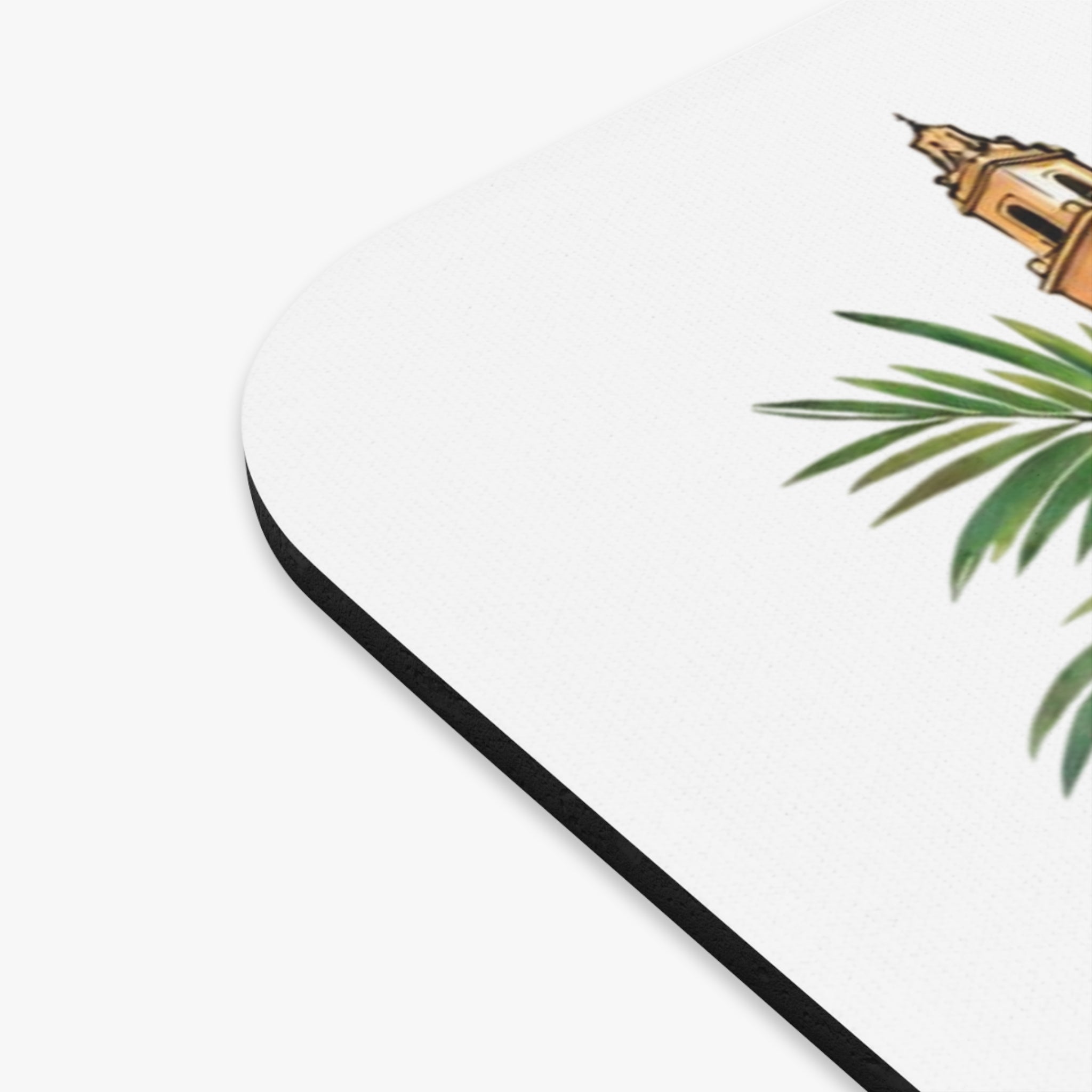 Hello, Friends! Mérida Yucatán Mouse Pad — Tropical Vacation Desk Mat