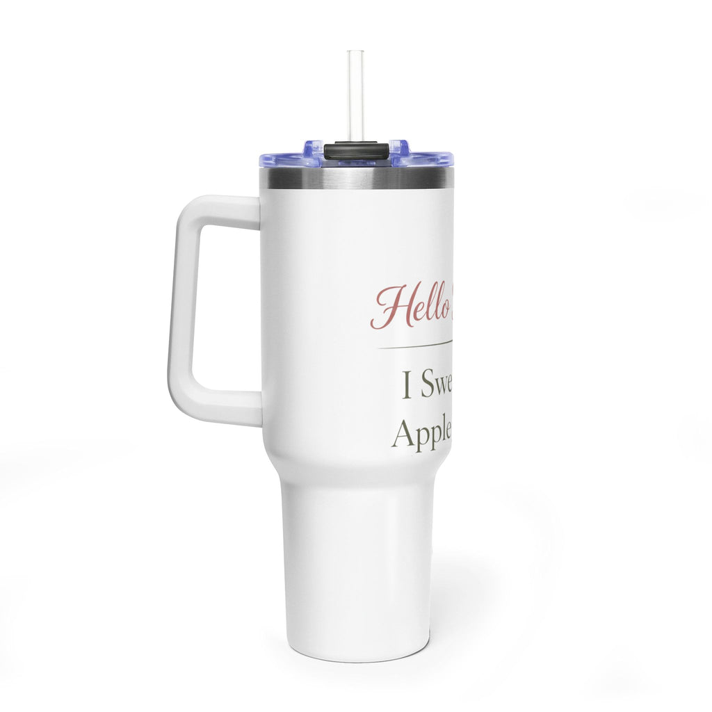 40oz Tumbler — "Hello Friend, I Swear It's Apple Juice" Insulated Travel Mug