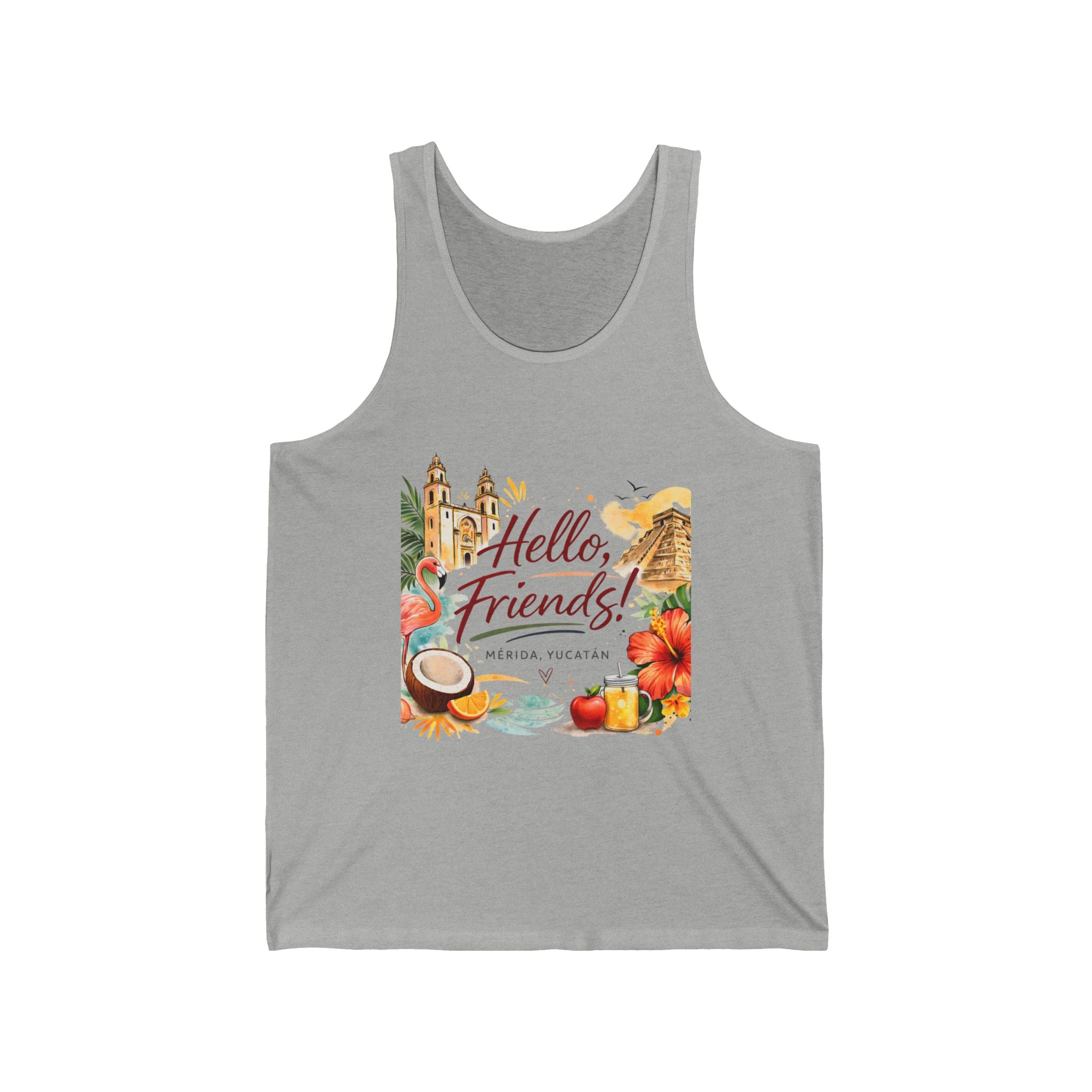 Hello, Friends! Vacation Tropical Tank Top
