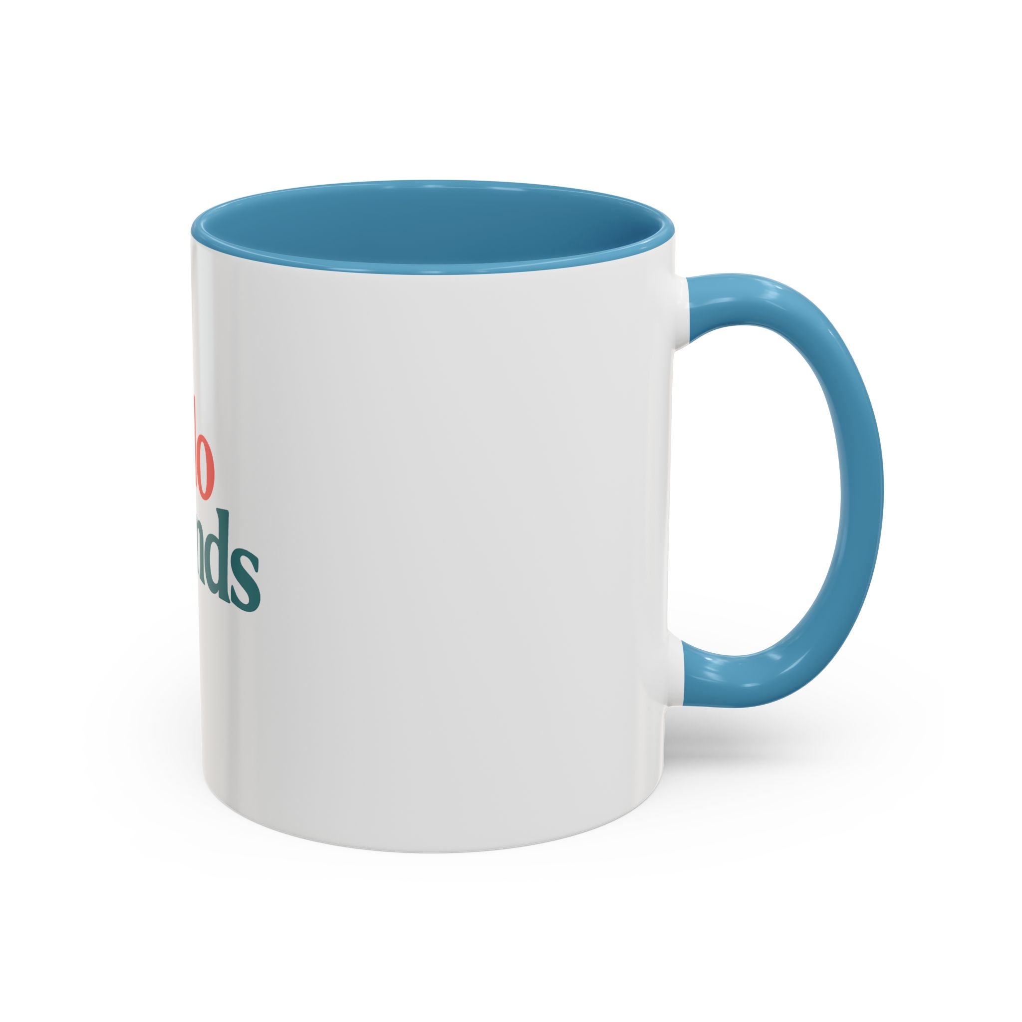 Hello Friends Accent Coffee Mug - Retro Color Typography 11/15oz