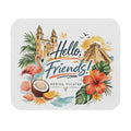 Hello, Friends! Mérida Yucatán Mouse Pad — Tropical Vacation Desk Mat