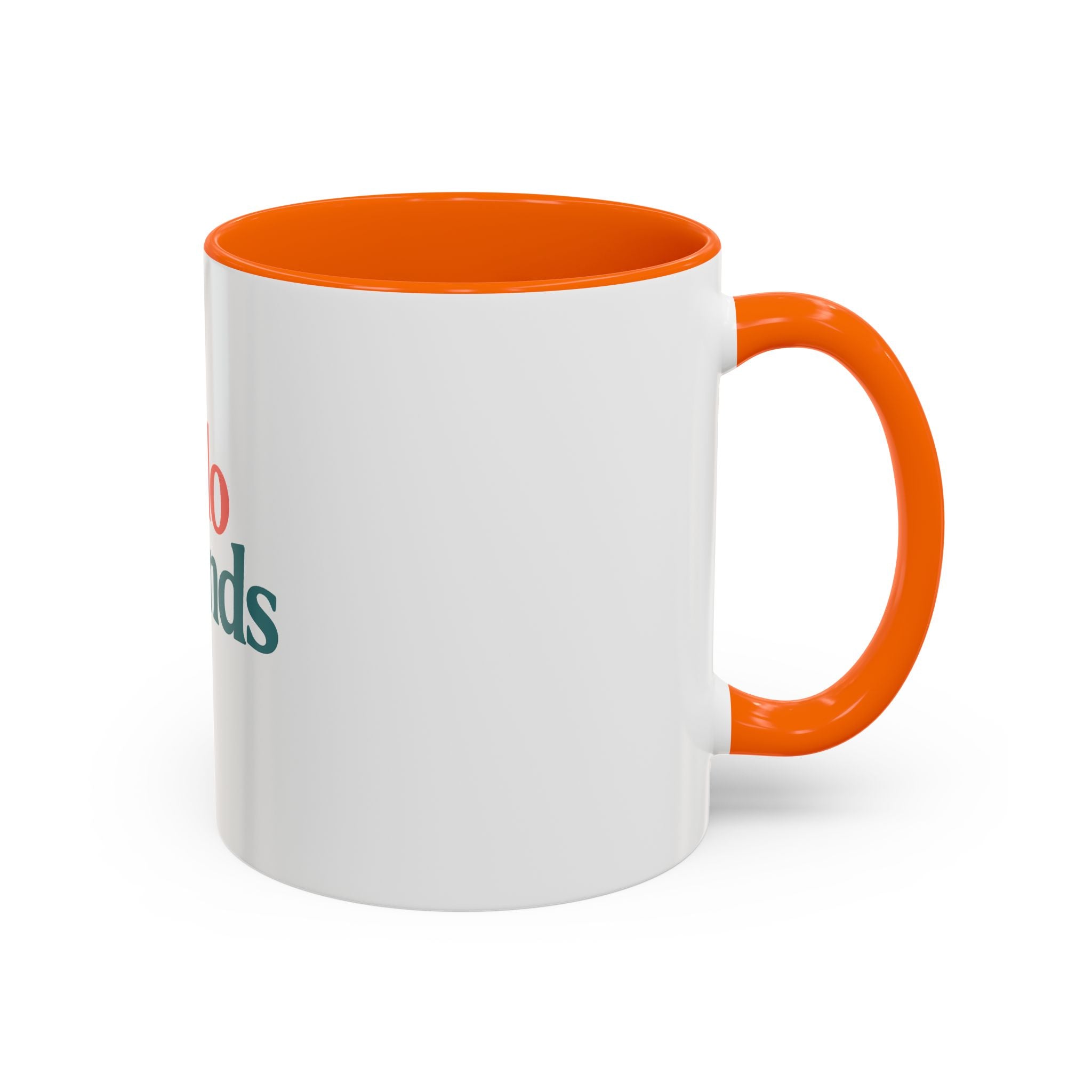 Hello Friends Accent Coffee Mug - Retro Color Typography 11/15oz