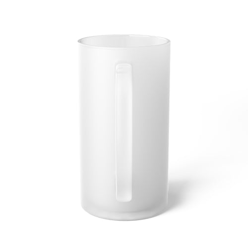 Frosted Beer Mug — "Hello Friends, I Swear It's Apple Juice" Funny Glass Stein
