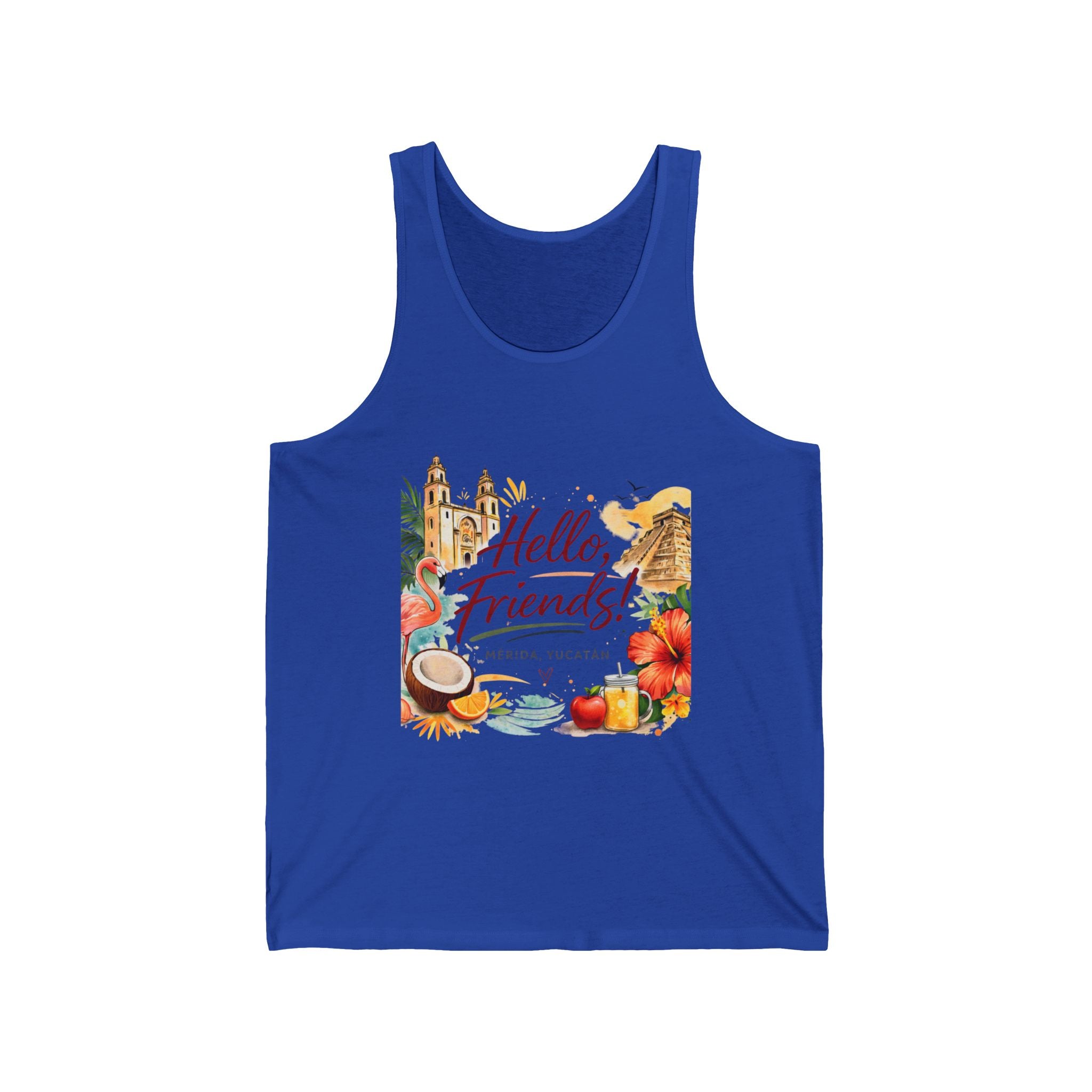 Hello, Friends! Vacation Tropical Tank Top