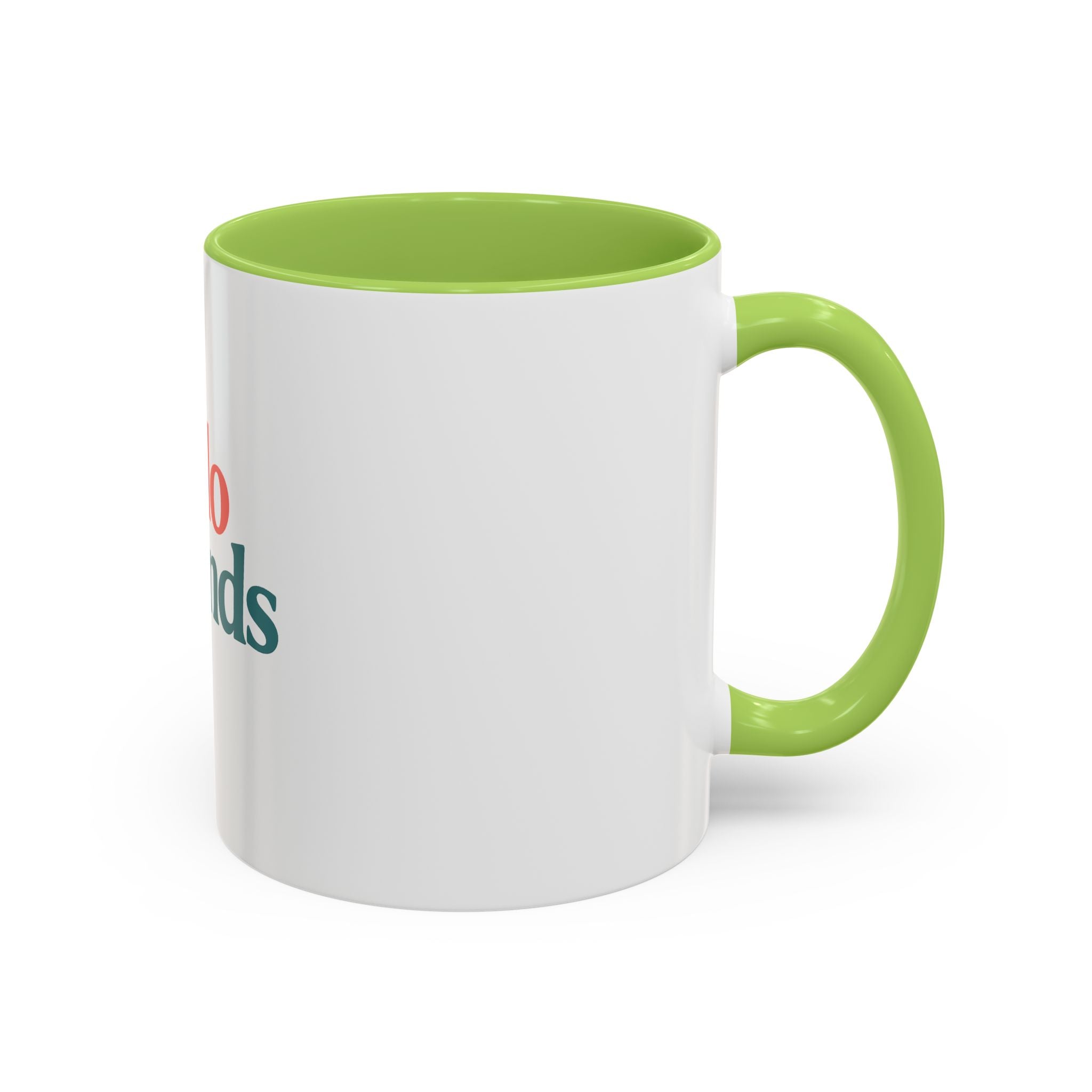 Hello Friends Accent Coffee Mug - Retro Color Typography 11/15oz